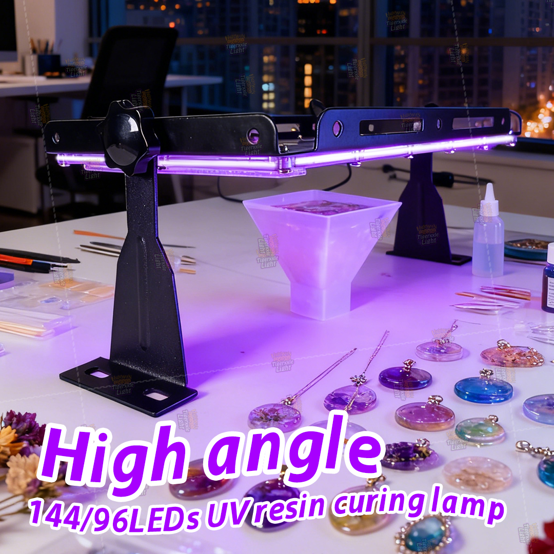 Jewelry Making Table - High-Angle Stand UV Resin Curing Lamp,