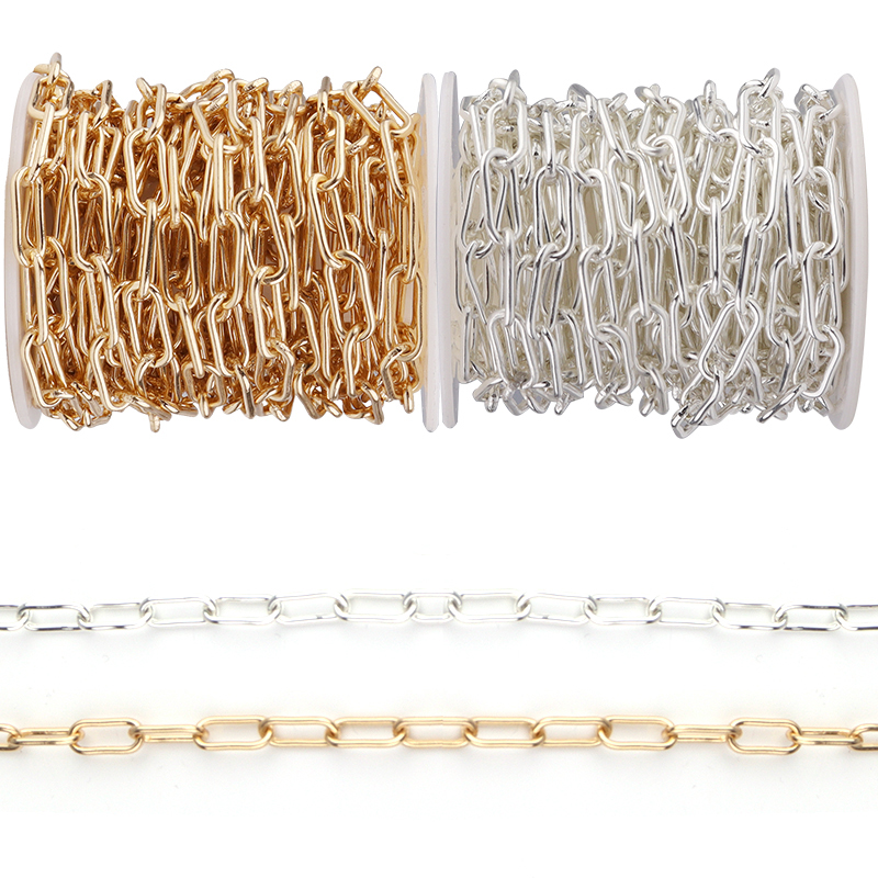 Chain Roll Cable - 5 yards/roll Iron Paperclip Chains Cable