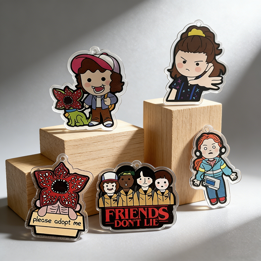 Jewelry Making Charms - 5PCS/Set King Demogorgon Cannibal Flower Acrylic