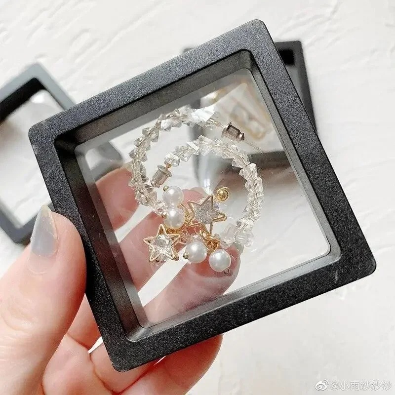 Jewelry Making Organizer Box - 20Pcs Clearview 3D Floating Display Cases