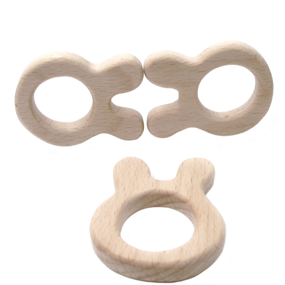 ABCPICK Beech Wooden Rabbit DI - Jewelry Making 3 Year Old reseña y precio
