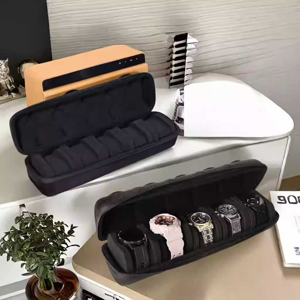 6/10 Slot Watch Box Watches Or - Jewelry Making Organizer Box reseña y precio