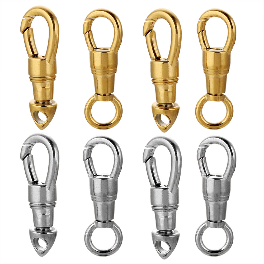 2pcs/lot Stainless Steel Bag K - Lobster Clasp Silver reseña y precio