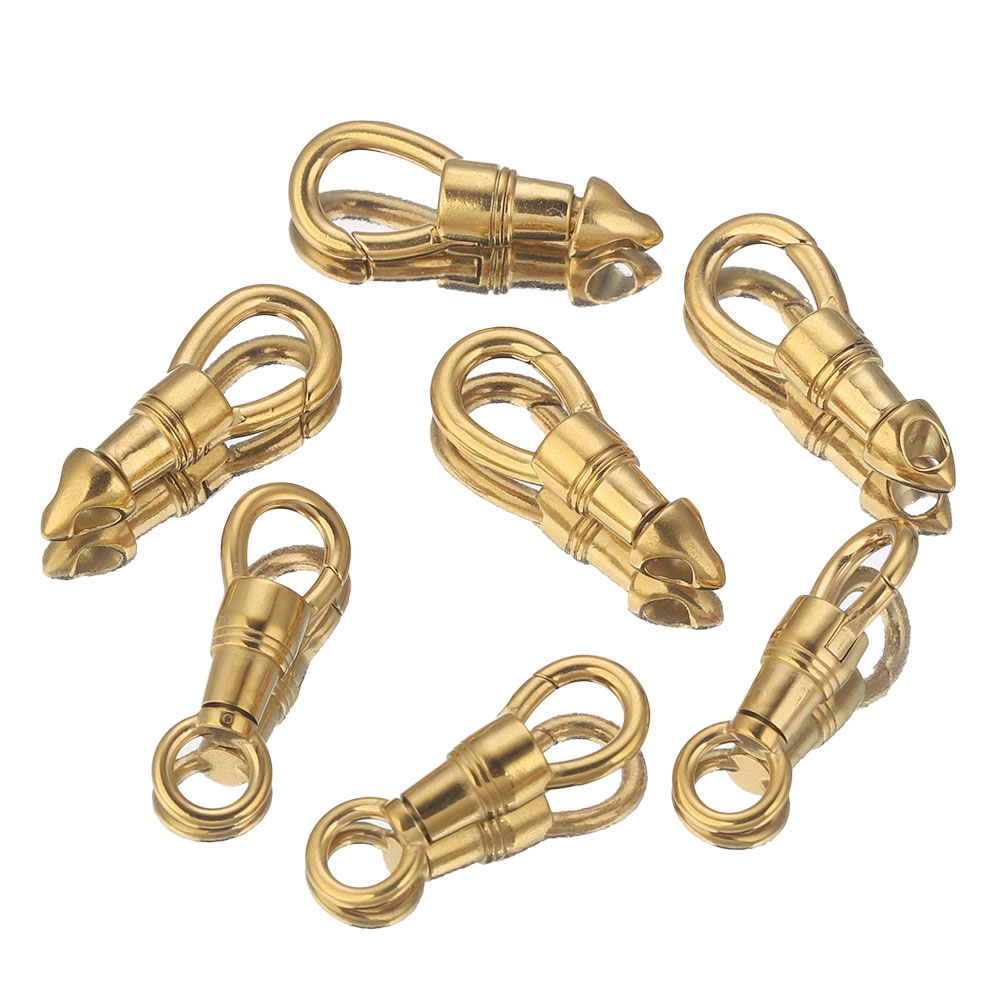 2pcs/lot Stainless Steel Bag K - Lobster Clasp Silver reseña y precio