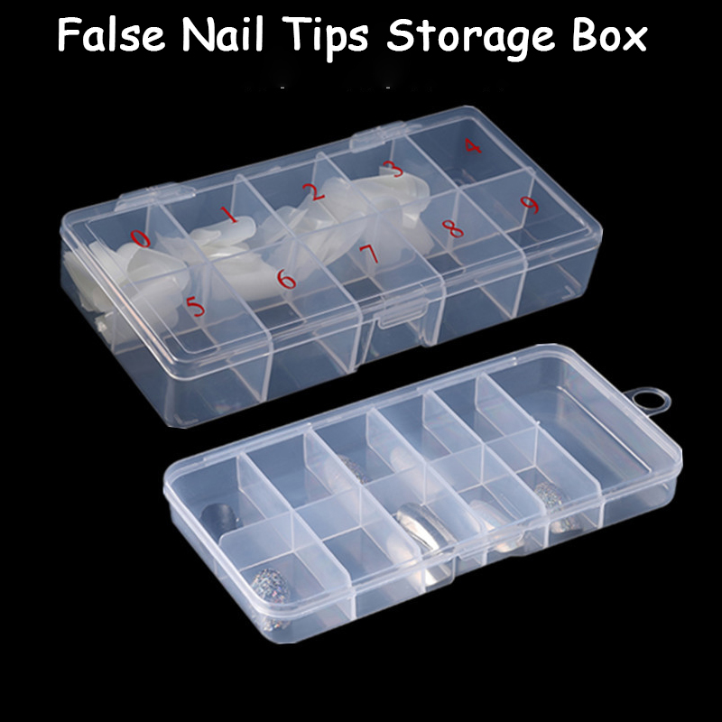 1box Empty Nail Tips Organizer - Jewelry Making Organizer Box reseña y precio