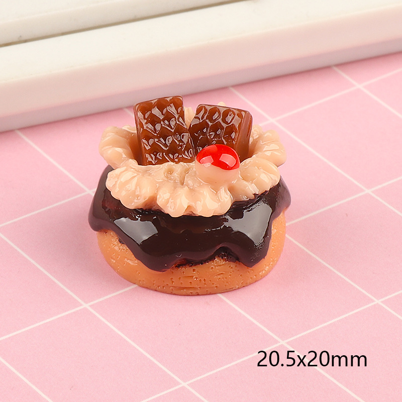 5pcs Cute Mini Fruit Cake Resi - Jewelry Making Table reseña y precio