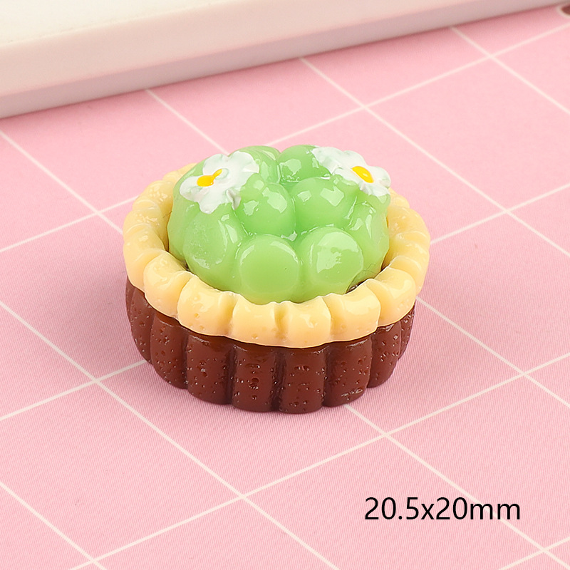 5pcs Cute Mini Fruit Cake Resi - Jewelry Making Table reseña y precio