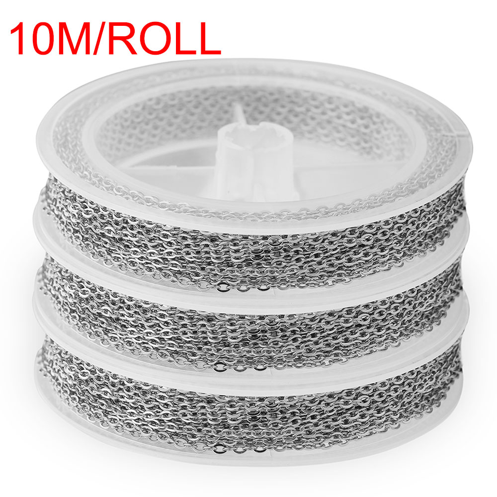 10m/roll No Fade Stainless Ste - Chain Roll Cable reseña y precio
