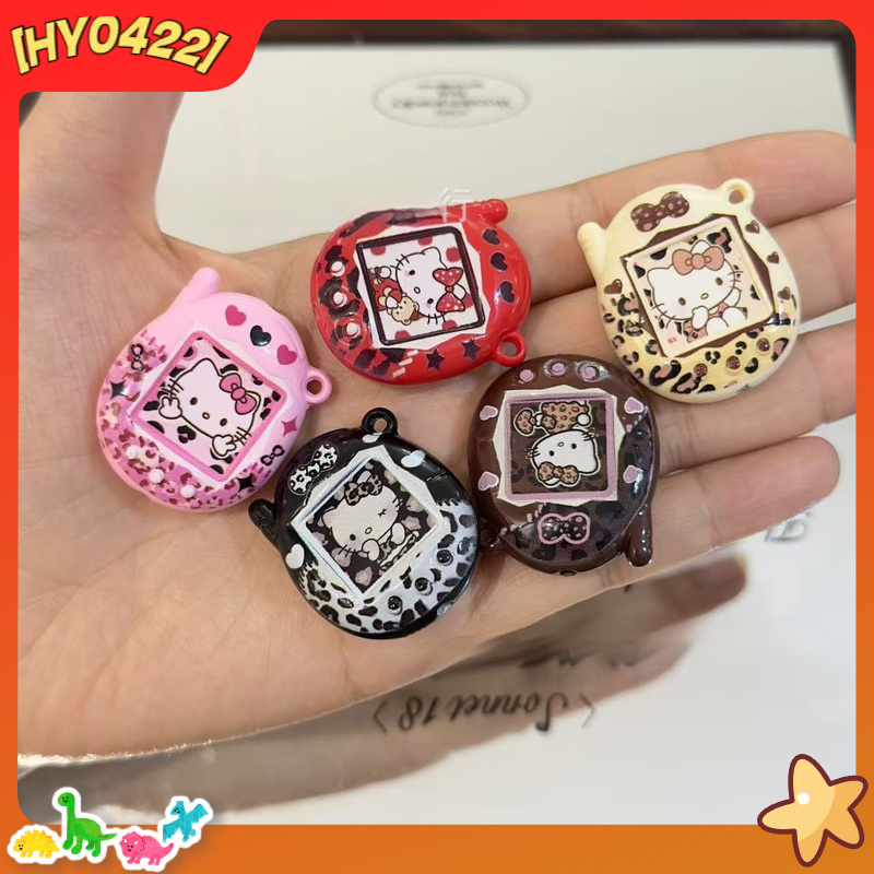 Acrylic Cute Kt Cat Leopard Pr - Jewelry Making Charms reseña y precio