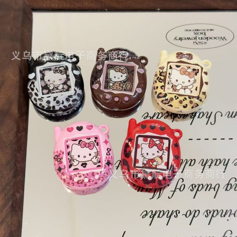 Acrylic Cute Kt Cat Leopard Pr - Jewelry Making Charms reseña y precio