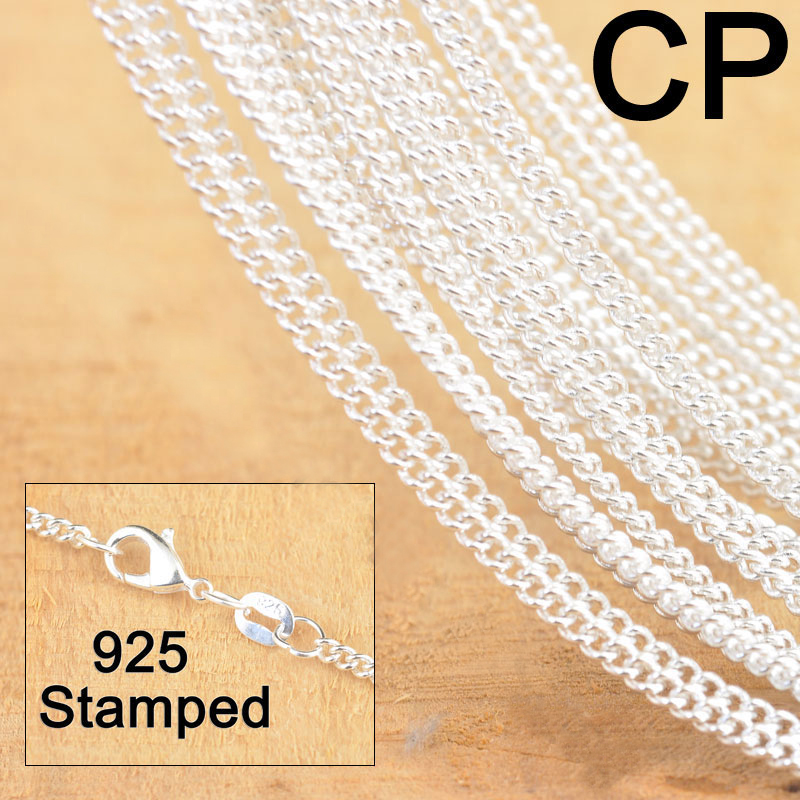 10PCS Hot Sale 18 Inch 925 Ste - Lobster Clasp Silver reseña y precio
