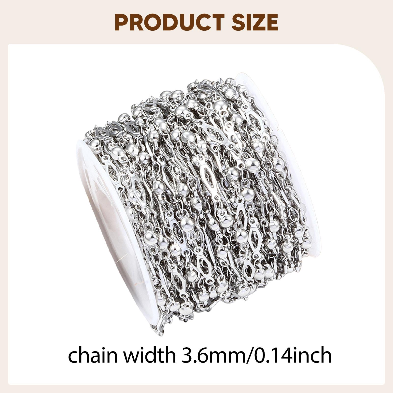 DIY Jewelry Making Chain Ball  - Chain Roll Cable reseña y precio