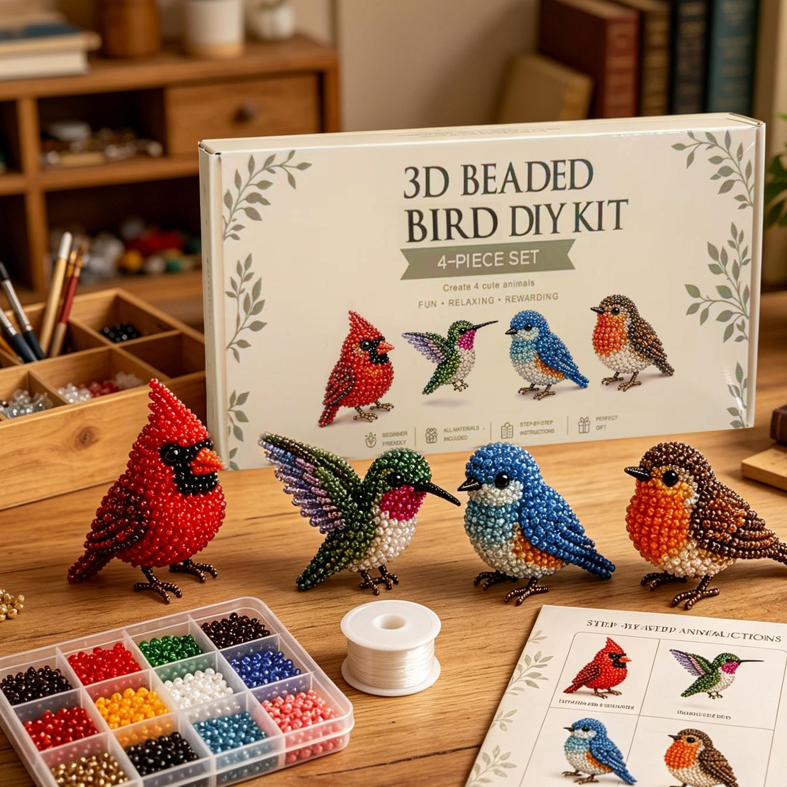 Cute Bird & Animal Beading Cra - Jewelry Making Table reseña y precio