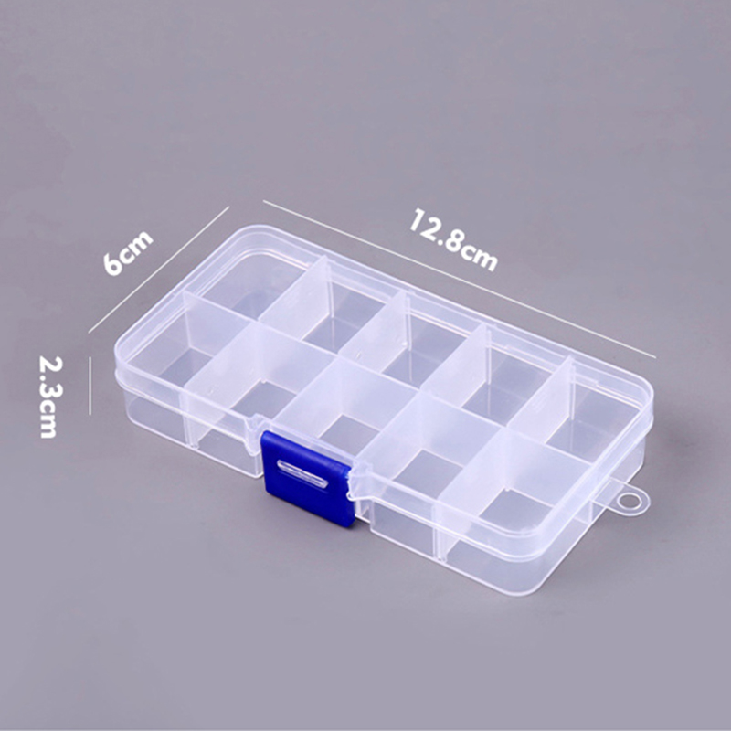 10 Grids Nails Art organizer b - Jewelry Making Organizer Box reseña y precio