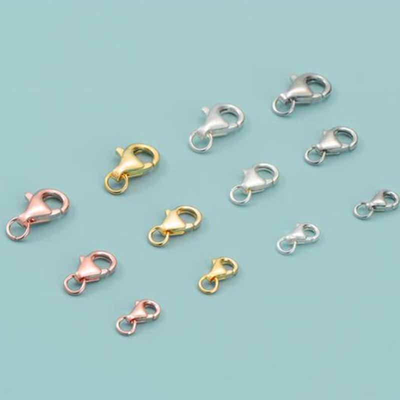 2pcs Genuine Real Pure Solid 9 - Lobster Clasp Silver reseña y precio
