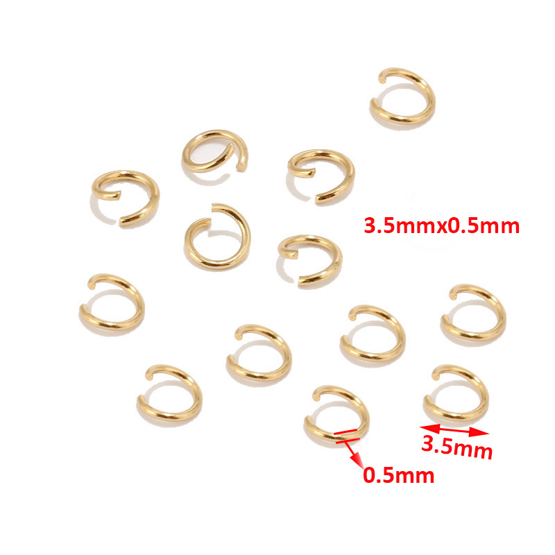 200pcs 18K Gold Stainless Stee - Lobster Clasp Silver reseña y precio