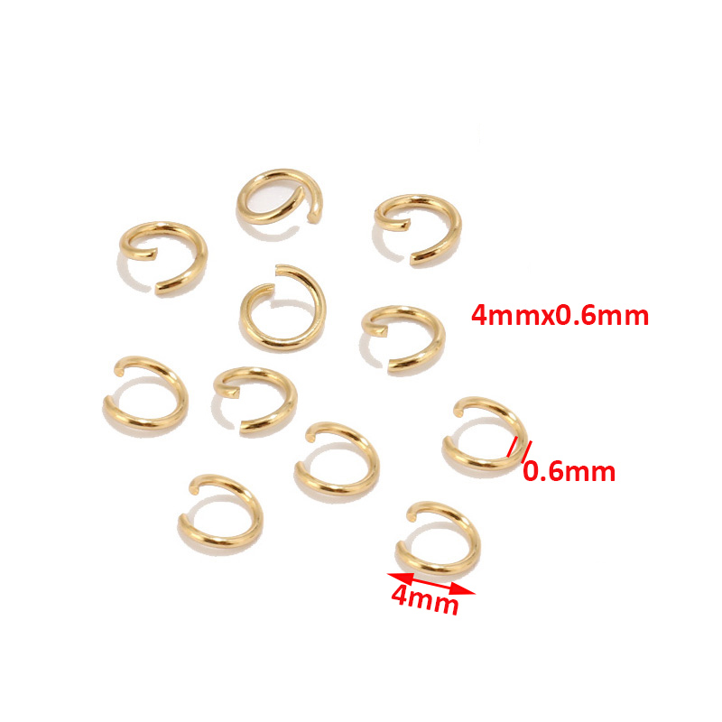 200pcs 18K Gold Stainless Stee - Lobster Clasp Silver reseña y precio