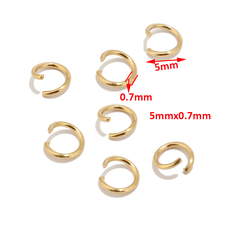 200pcs 18K Gold Stainless Stee - Lobster Clasp Silver reseña y precio