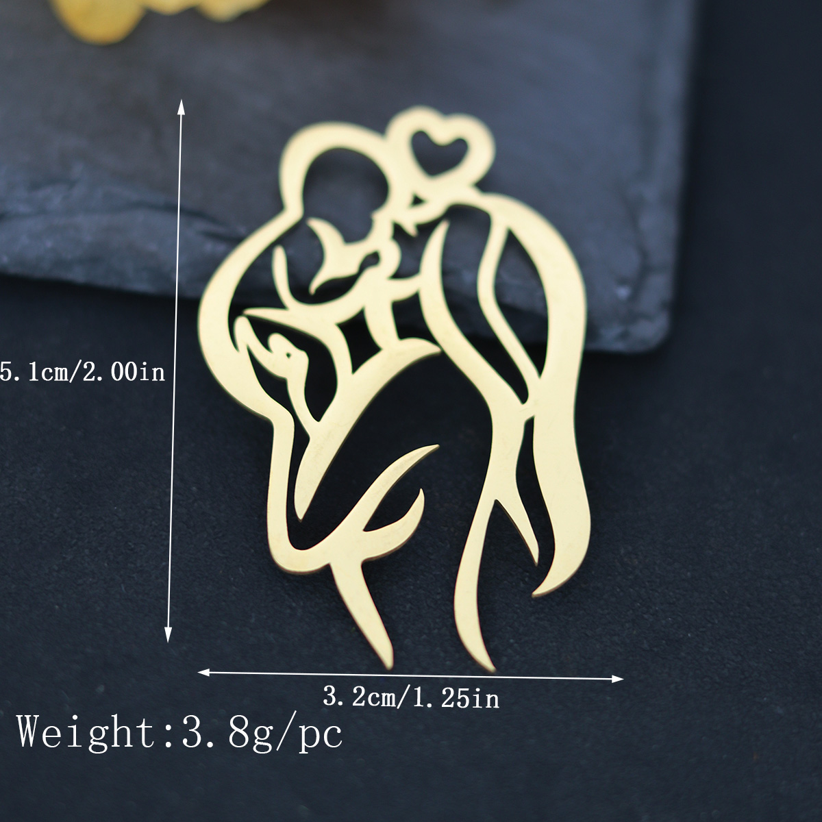 3pcs Silhouette Mother And Bab - Jewelry Making 3 Year Old reseña y precio