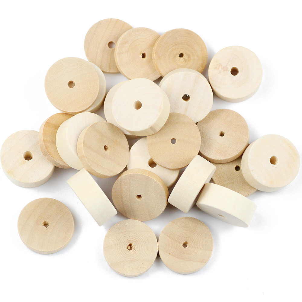 WLYeeS Eco-Friendly Round Wood - Jewelry Making 3 Year Old reseña y precio