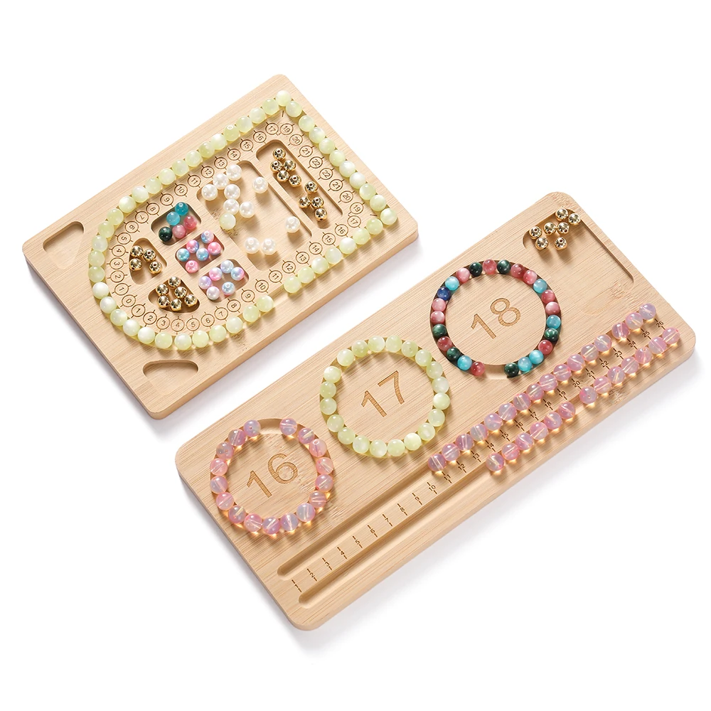 Wooden Flocked Beading Tray DI - Jewelry Making Table reseña y precio
