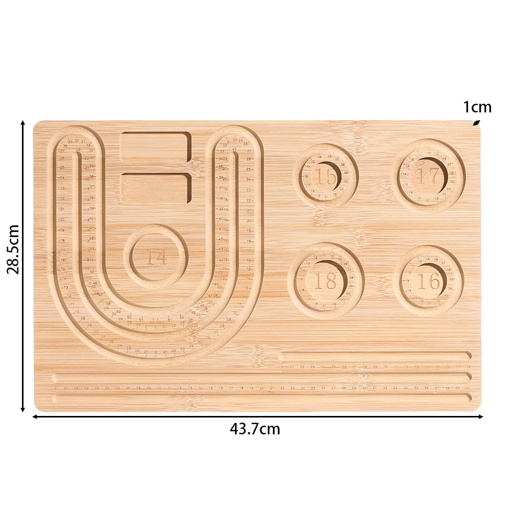 Wooden Flocked Beading Tray DI - Jewelry Making Table reseña y precio