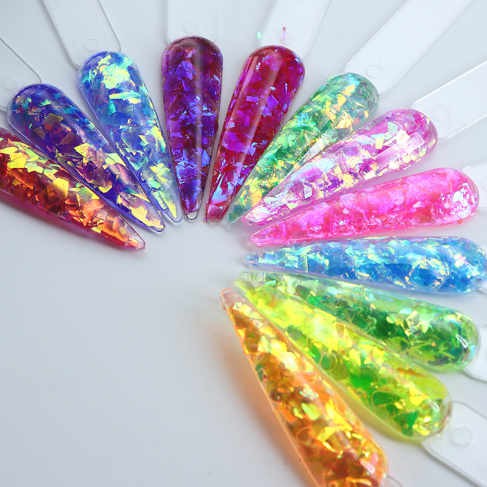 12 Grids/Box Iridescent Glitte - Jewelry Making Organizer Box reseña y precio