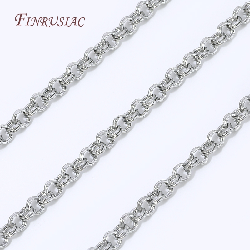 18K Gold Plated Brass O Link C - Chain Roll Cable reseña y precio