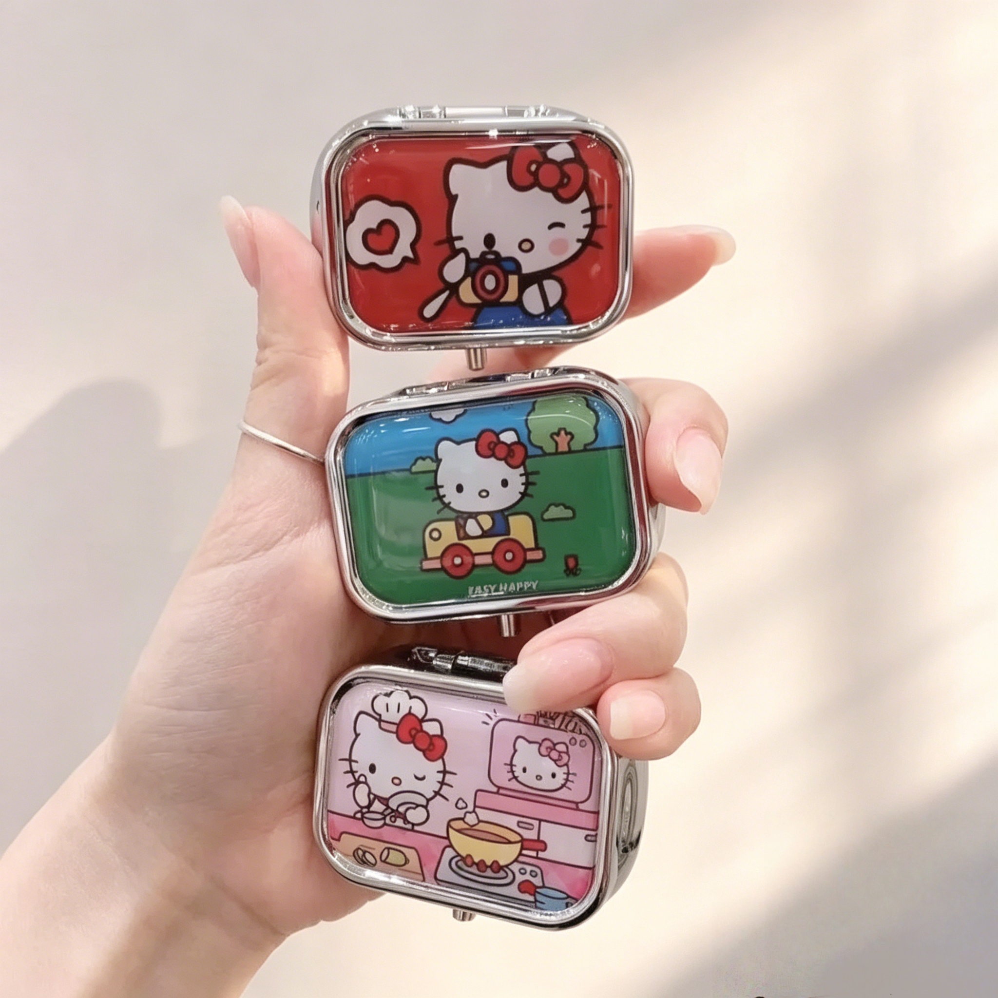 2026 Anime Hello Kitty Metal S - Jewelry Making Organizer Box reseña y precio