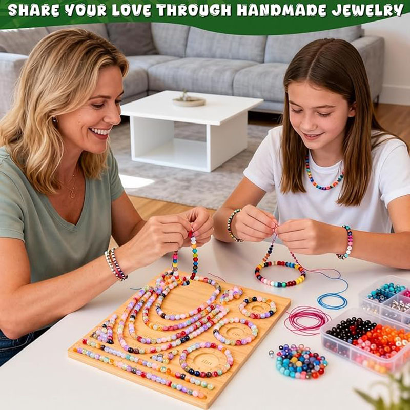 Bamboo Bead Board Bracelet Nec - Jewelry Making Table reseña y precio
