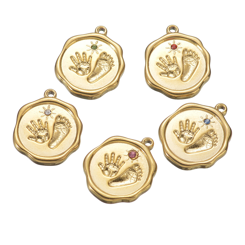5pcs/lot Stainless Steel Cute  - Jewelry Making 3 Year Old reseña y precio