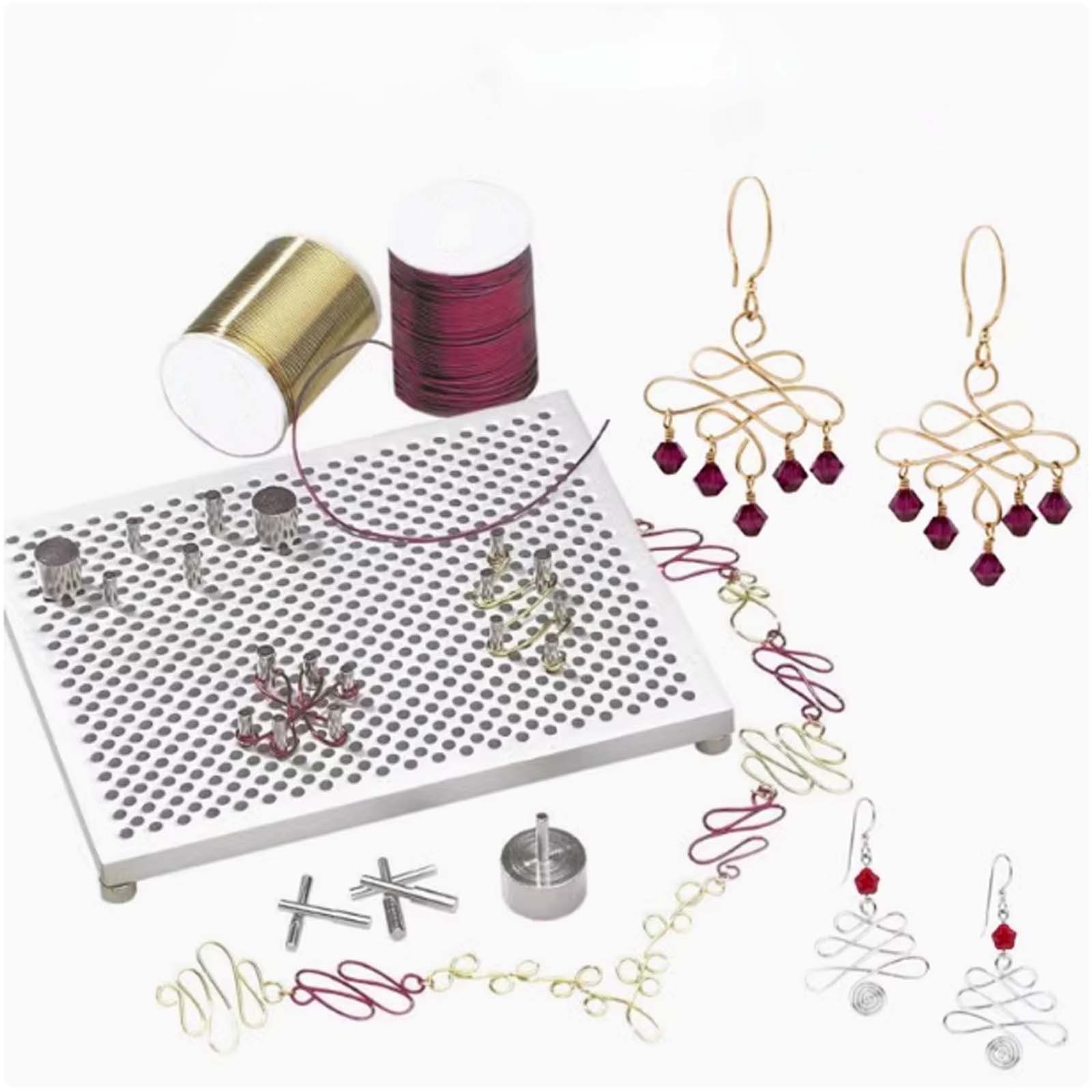 Gold Silver Wire Bending Board - Wire Jewelry Making Jig reseña y precio