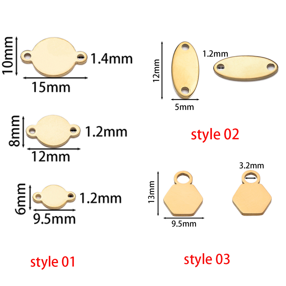10/20Piece/Pack Stainless Stee - Jewelry Making Charms reseña y precio