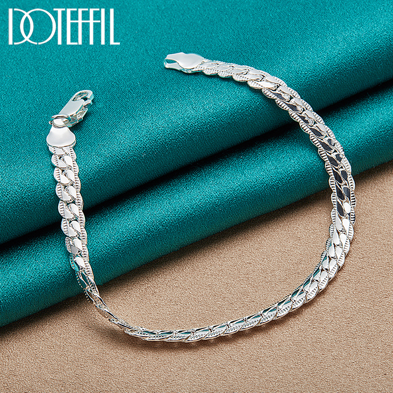 DOTEFFIL 925 Silver Bracelet 6 - Lobster Clasp Silver reseña y precio