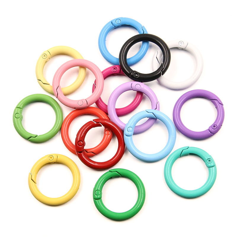 5-20pcs Colorful Spring O Ring - Jewelry Making Charms reseña y precio