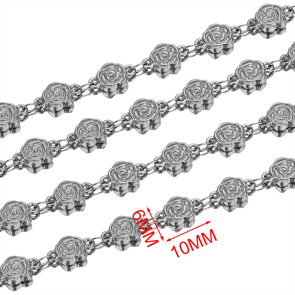 1M Stainless Steel Textured Ro - Chain Roll Cable reseña y precio
