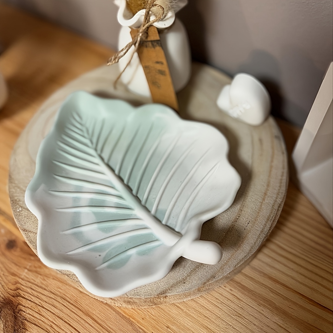 Leaf-shaped tray mold, leaf-sh - Jewelry Making Table reseña y precio
