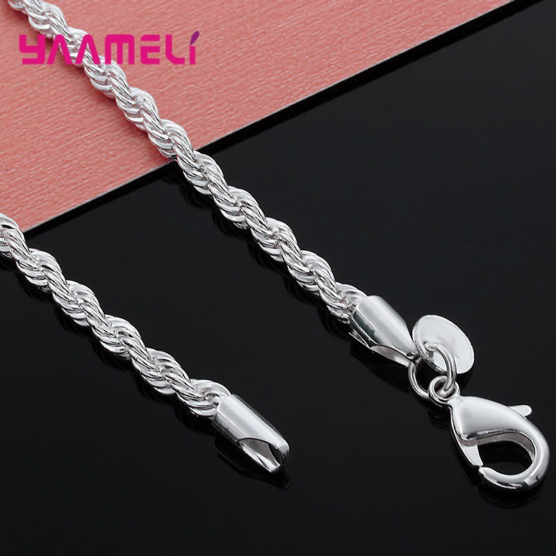 Top Sale Real Pure 925 Sterlin - Lobster Clasp Silver reseña y precio
