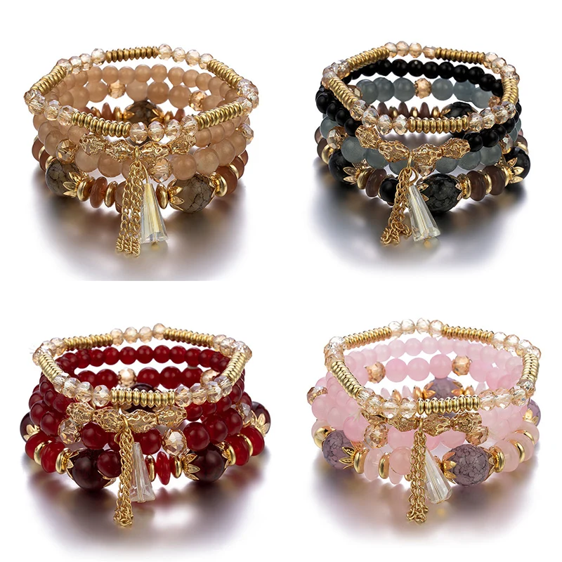 4Pcs New Tassel Charm Beads Br - Jewelry Making Charms reseña y precio
