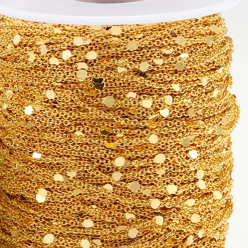 10Meters/Roll Sequins Chain Go - Chain Roll Cable reseña y precio