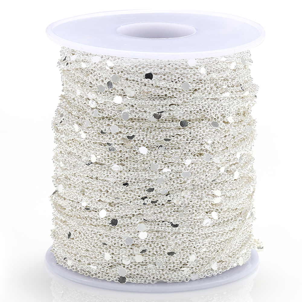 10Meters/Roll Sequins Chain Go - Chain Roll Cable reseña y precio