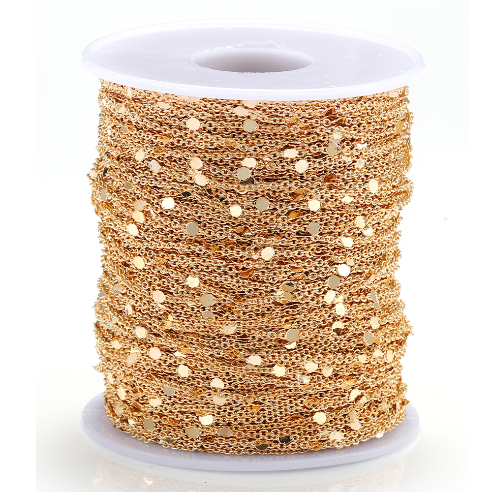10Meters/Roll Sequins Chain Go - Chain Roll Cable reseña y precio