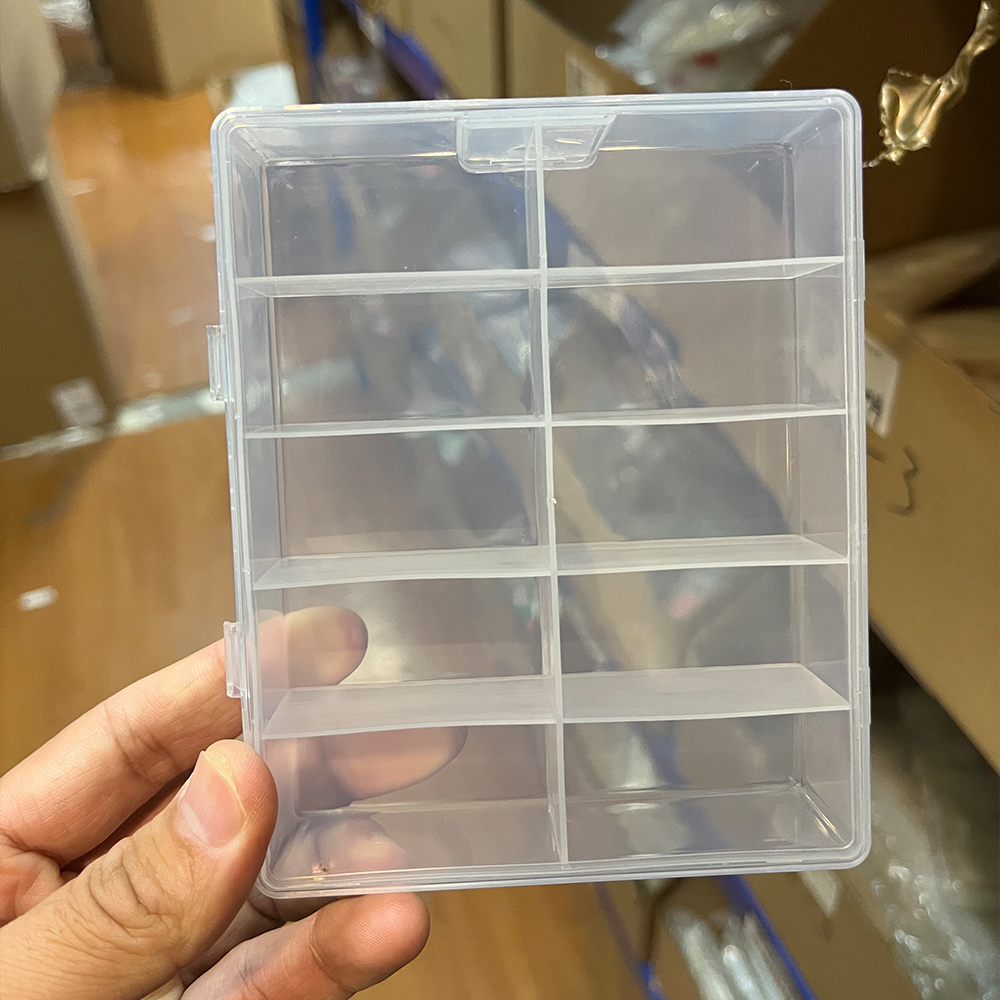 10 Grids Transparent Empty Nai - Jewelry Making Organizer Box reseña y precio