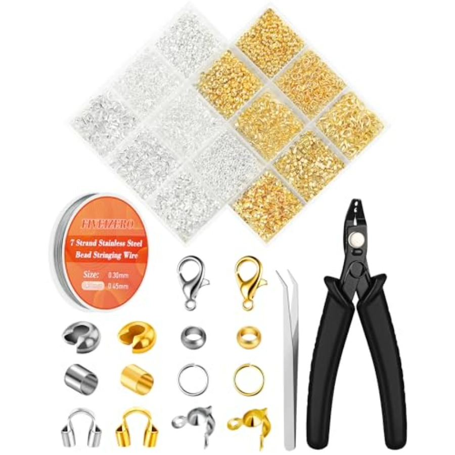 1950 Pcs Jewelry Making Cord E - Jewelry Making Organizer Box reseña y precio