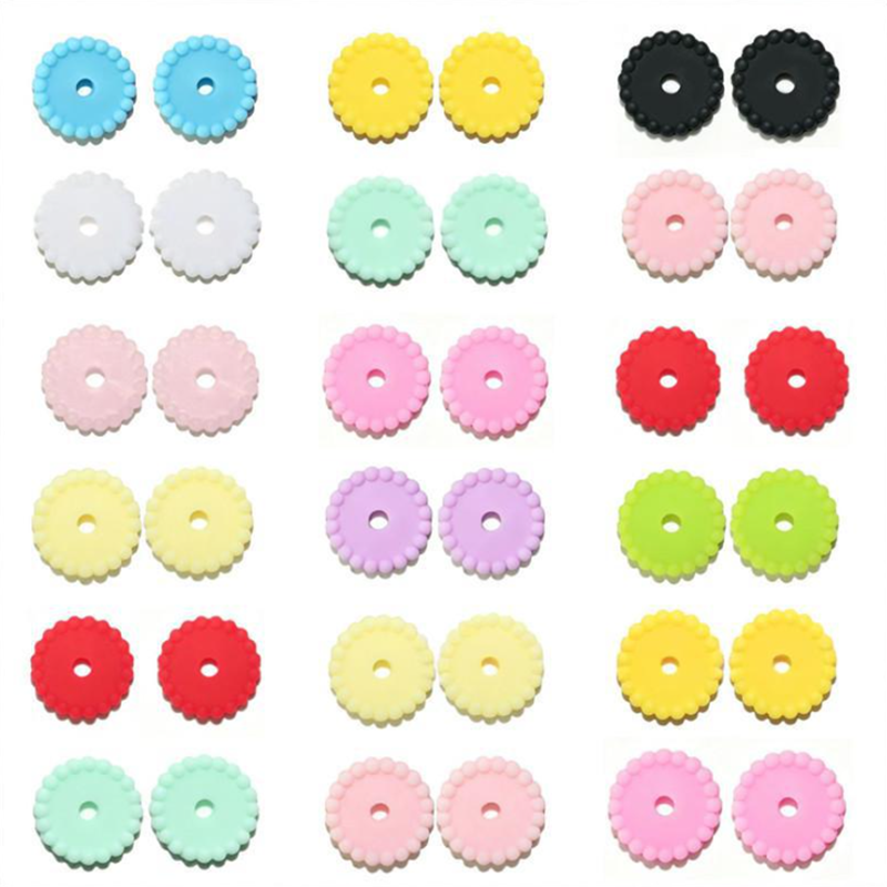 100pcs Gasket Silicone Beads 1 - Jewelry Making 3 Year Old reseña y precio