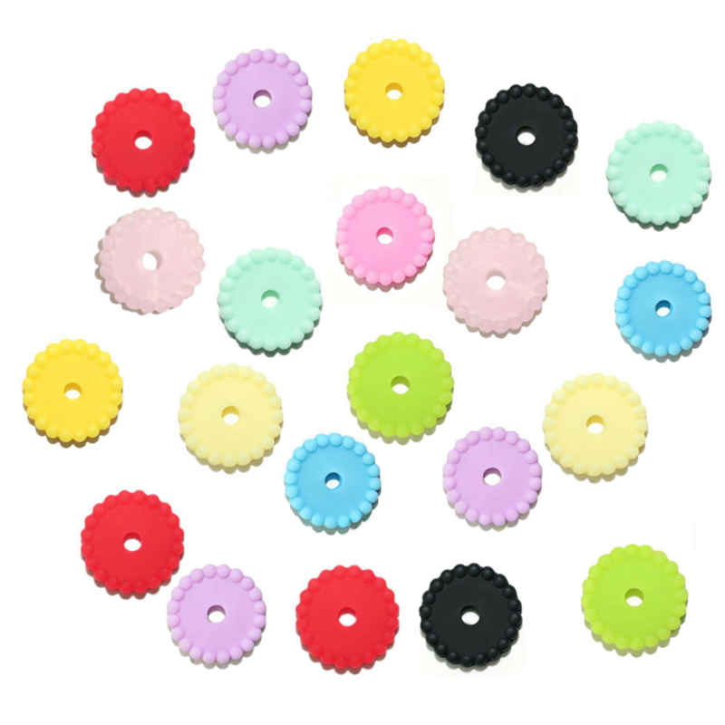 100pcs Gasket Silicone Beads 1 - Jewelry Making 3 Year Old reseña y precio