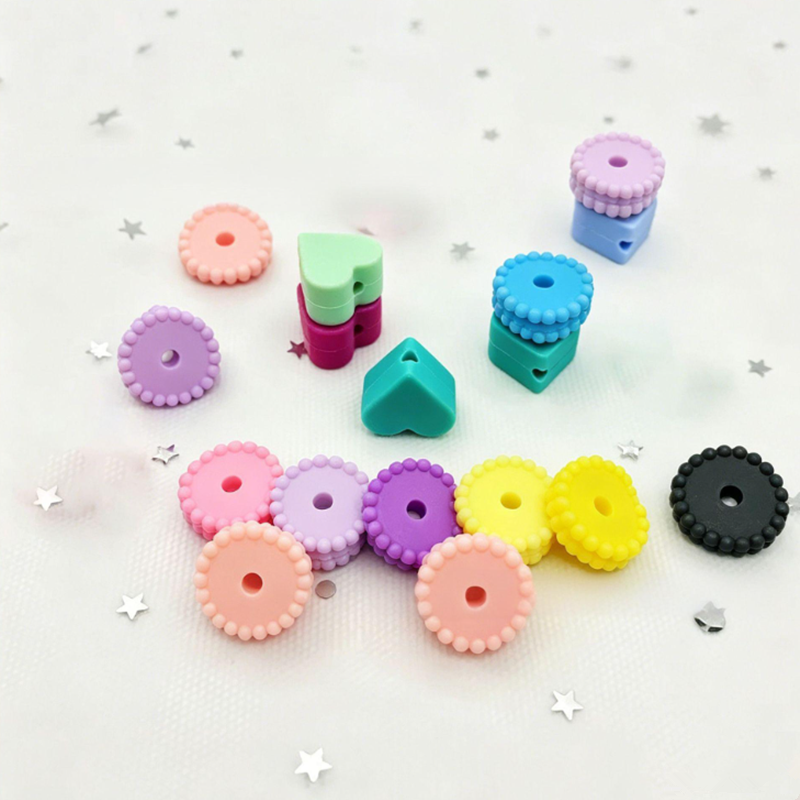 100pcs Gasket Silicone Beads 1 - Jewelry Making 3 Year Old reseña y precio