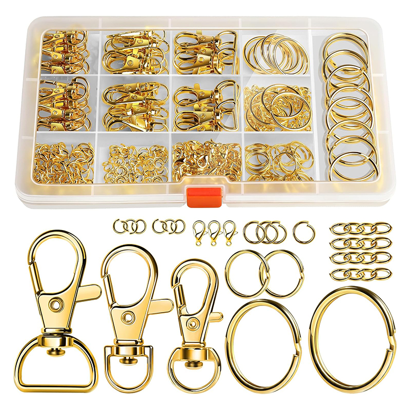 265PCS Metal Keychain Kit Lobs - Lobster Clasp Silver reseña y precio