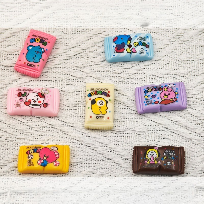 BT21 Mini Milk Candy Resin Cha - Jewelry Making Charms reseña y precio