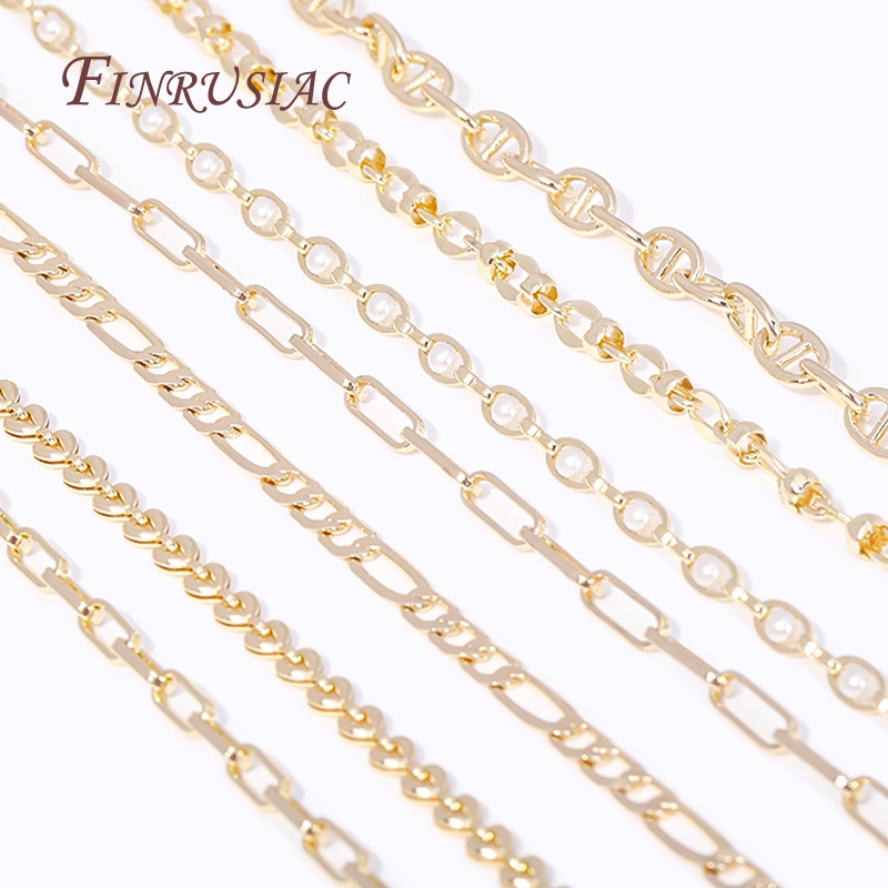 Multi-types 14K Gold Plated Me - Chain Roll Cable reseña y precio